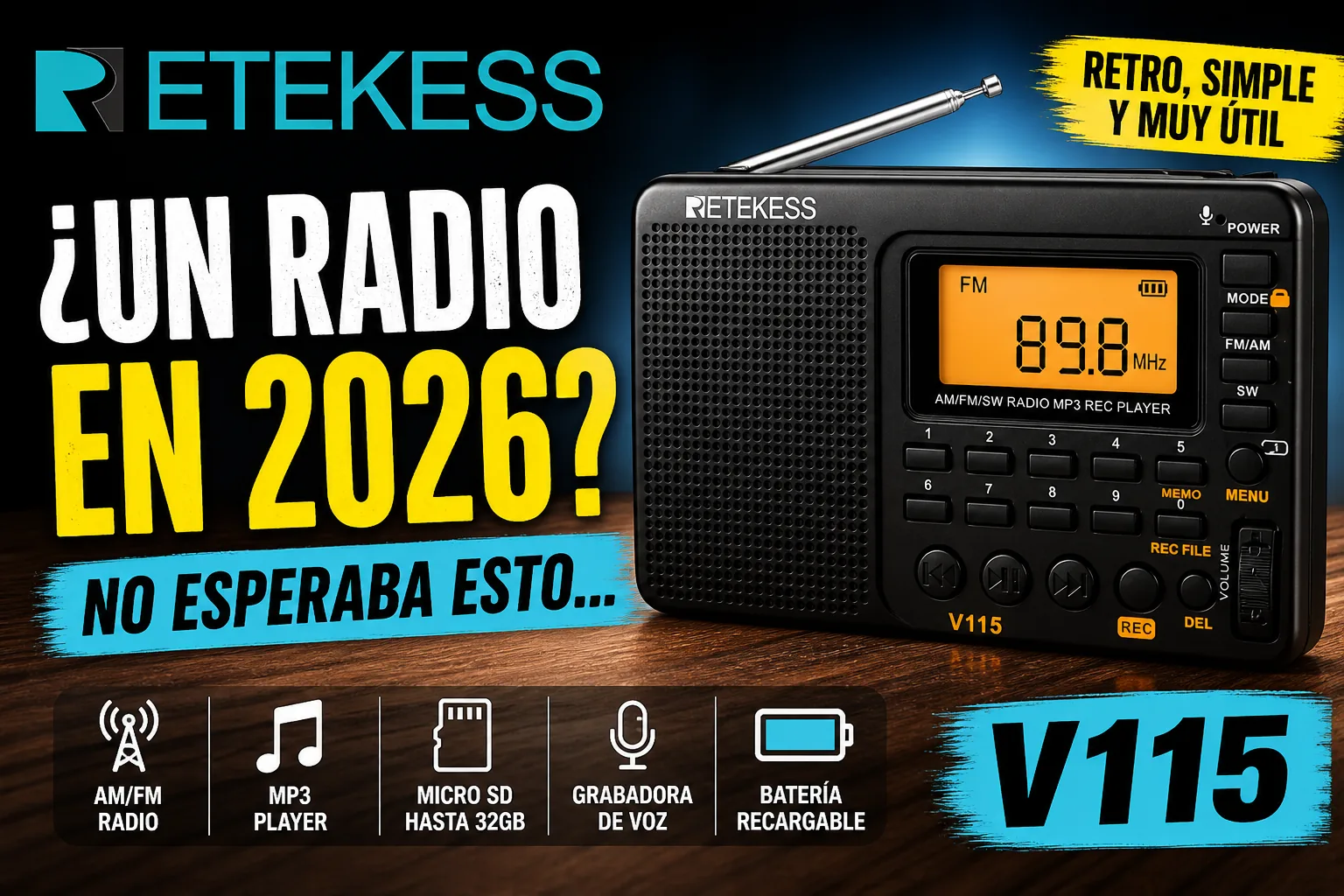 Miniatura de la reseña Retekess V115