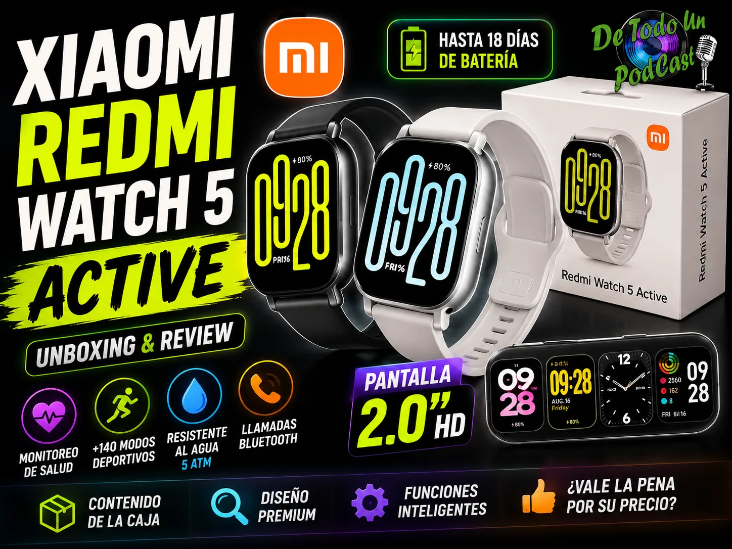 Miniatura de la reseña Redmi Watch 5 Active