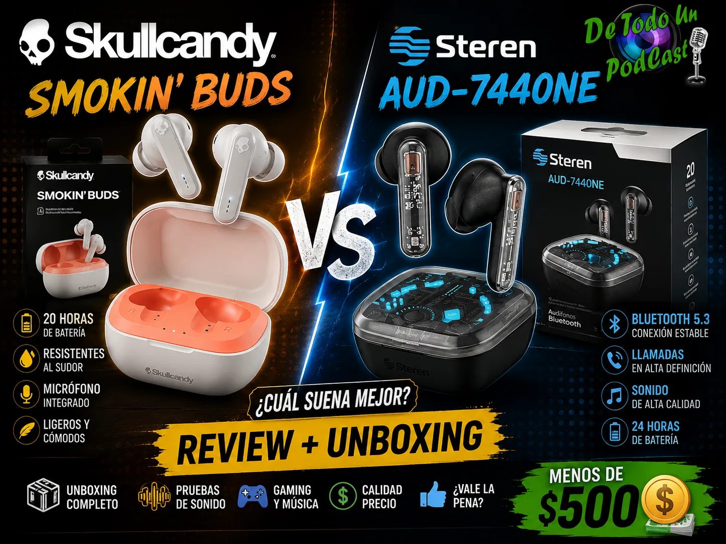 Miniatura de la reseña SkullCandy Smoking Buds