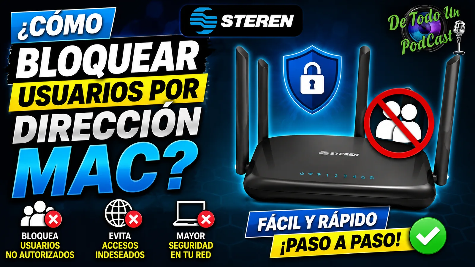 Miniatura de ¿Cómo bloquear usuarios por dirección MAC?