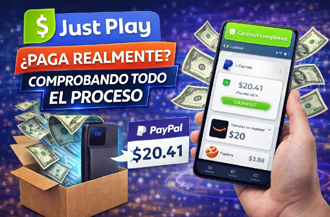 Miniatura de Comprobando si JustPlay paga dinero real por solo jugar